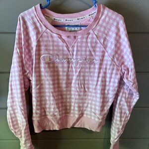 Champion gingham sweatshirt